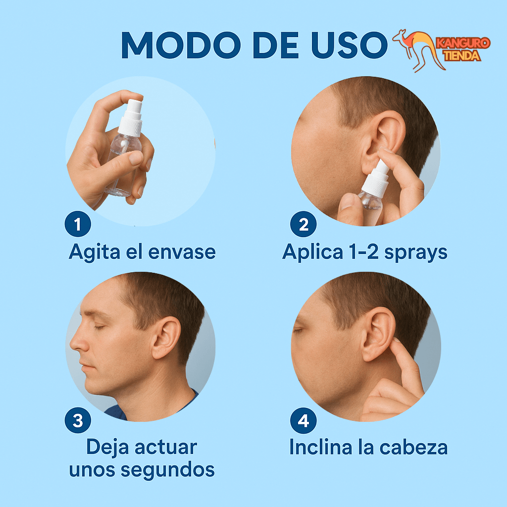 Tinnidrop Spray - Alivia el Zumbido - Desbloquea Tapones