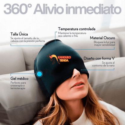 360° Gorro Therapy alivio migraña