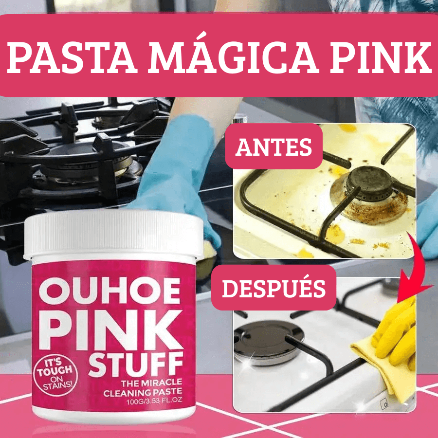 Pasta Mágica Pink - Limpia TODO en minutos - PROMO 2x1