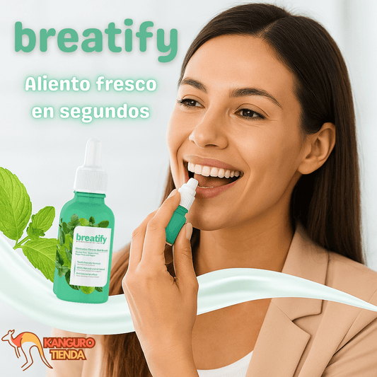 BREATIFY - Elimina Mal Aliento - Frescura Duradera y Natural en Segundos