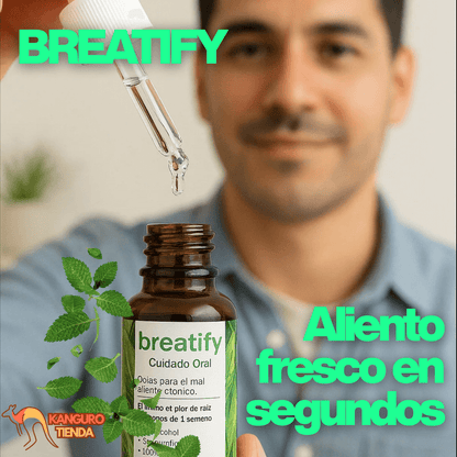 BREATIFY - Elimina Mal Aliento - Frescura Duradera y Natural en Segundos