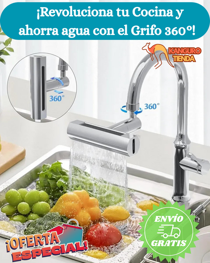 Grifo 360 para Lavaplatos 4 en 1
