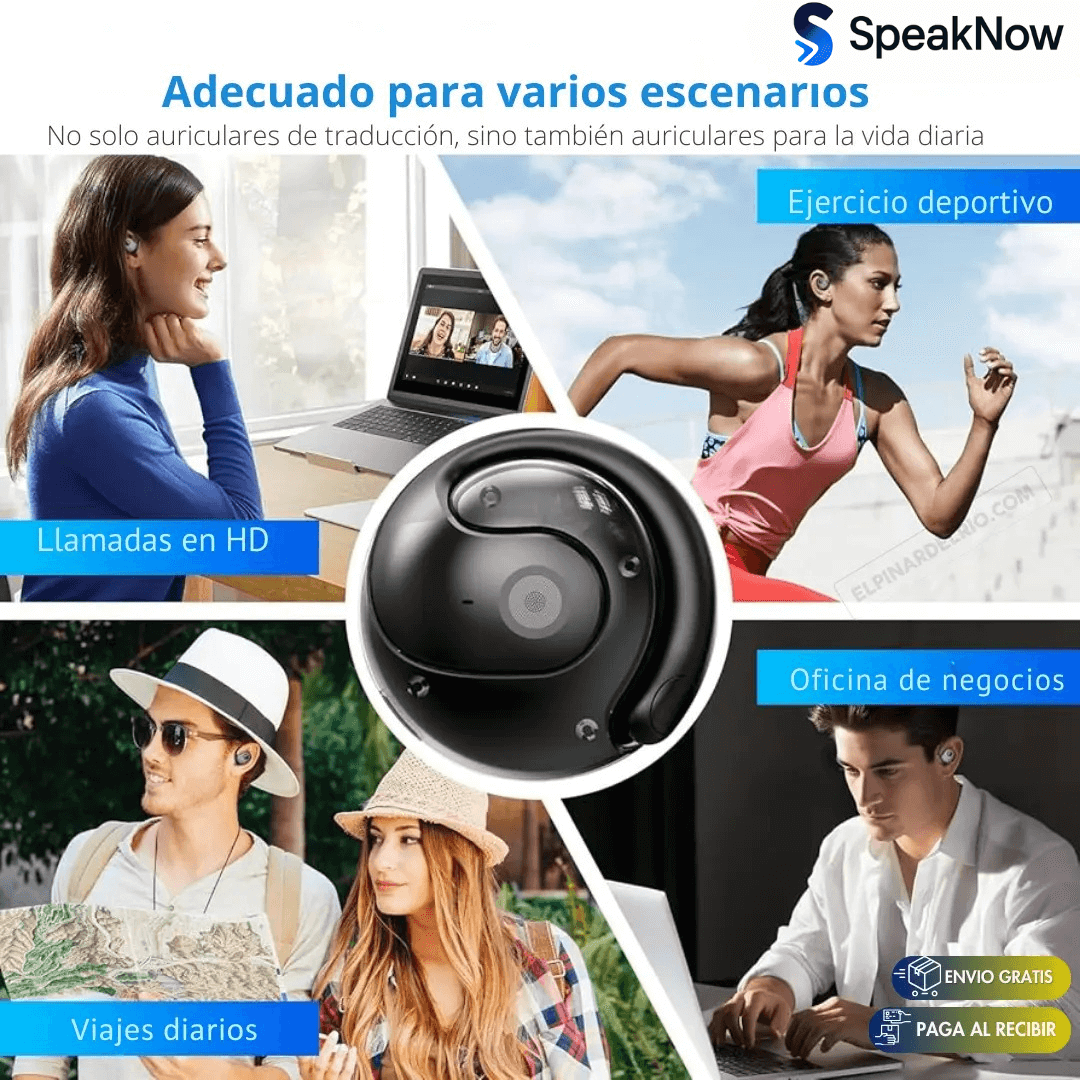 (70%OFF) SpeakNow™ – Habla y entiende otros idiomas en tiempo real
