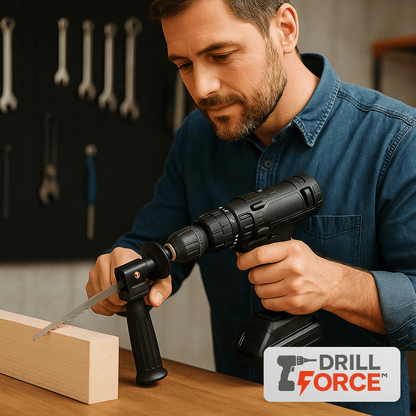 Pack DrillForce™ Sierra+Cizalla – Convierte tu Taladro en Multiherramienta en Segundos