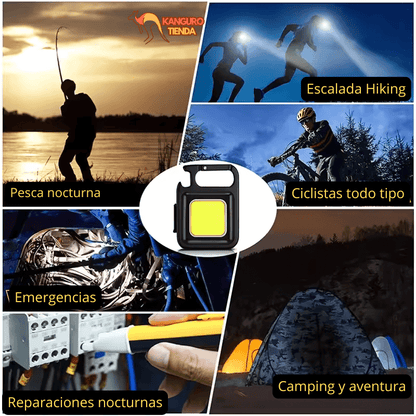 Pack 2 Llavero Mini linterna LED