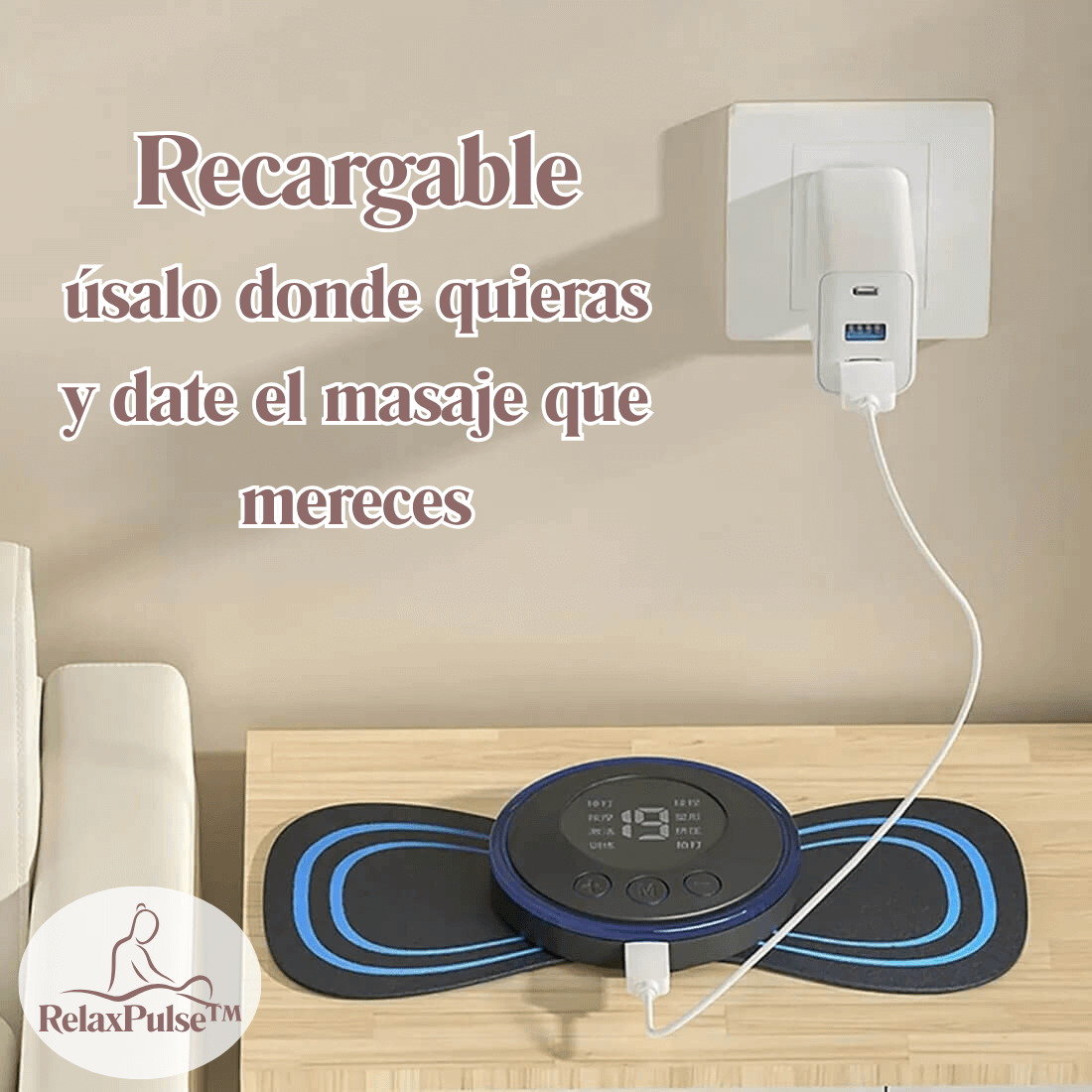 RelaxPulse™ – Alivia tensión y dolor en minutos