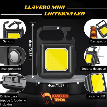 Pack 2 Llavero Mini linterna LED