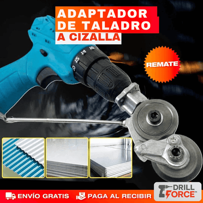 Pack DrillForce™ Sierra+Cizalla – Convierte tu Taladro en Multiherramienta en Segundos