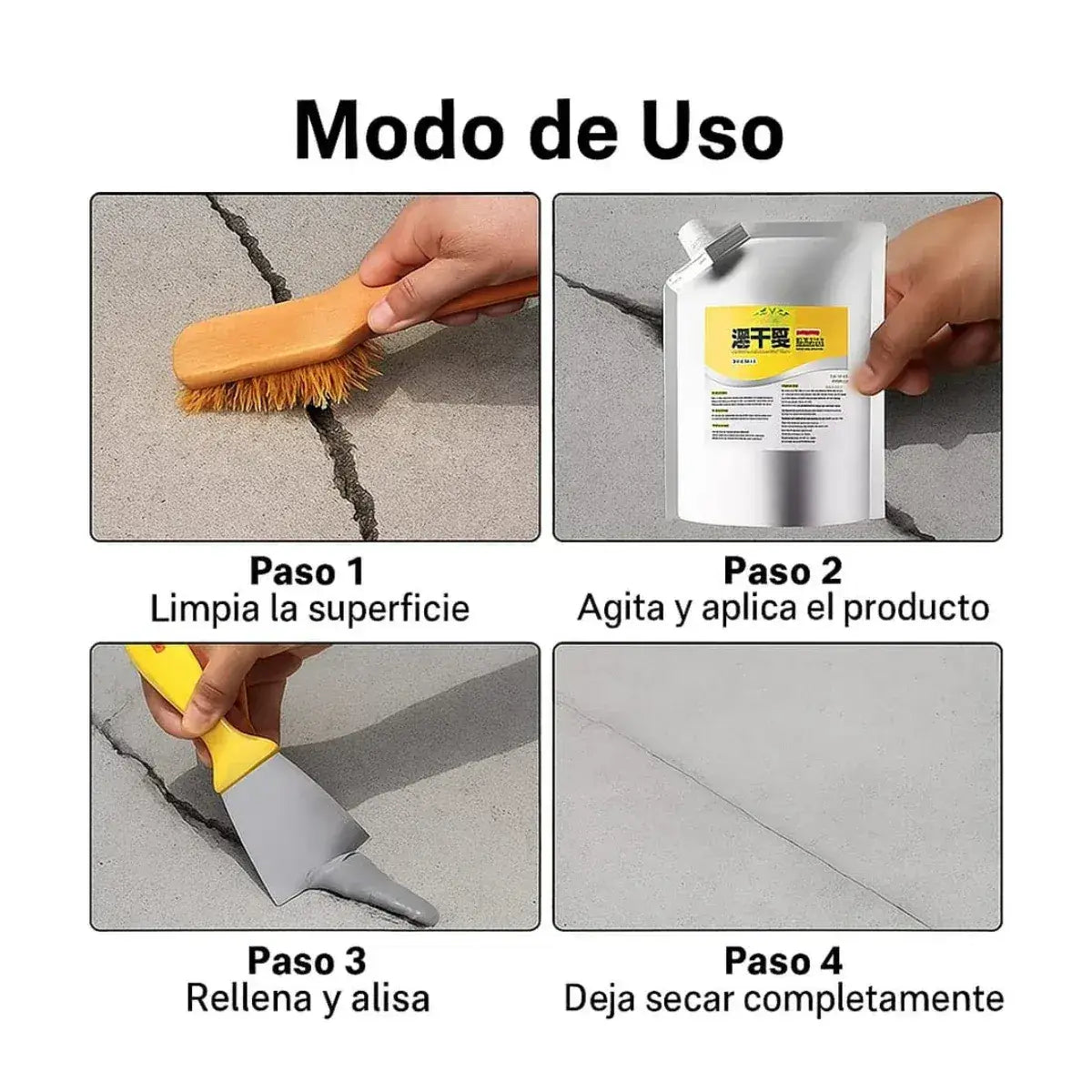 Sellador de Grietas - Uso Fácil - Protege tu hogar por años