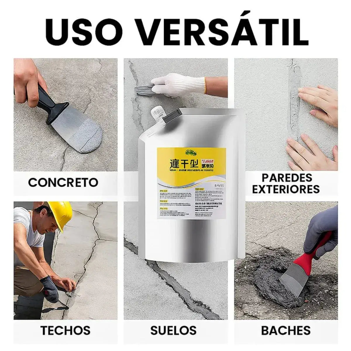 Sellador de Grietas - Uso Fácil - Protege tu hogar por años
