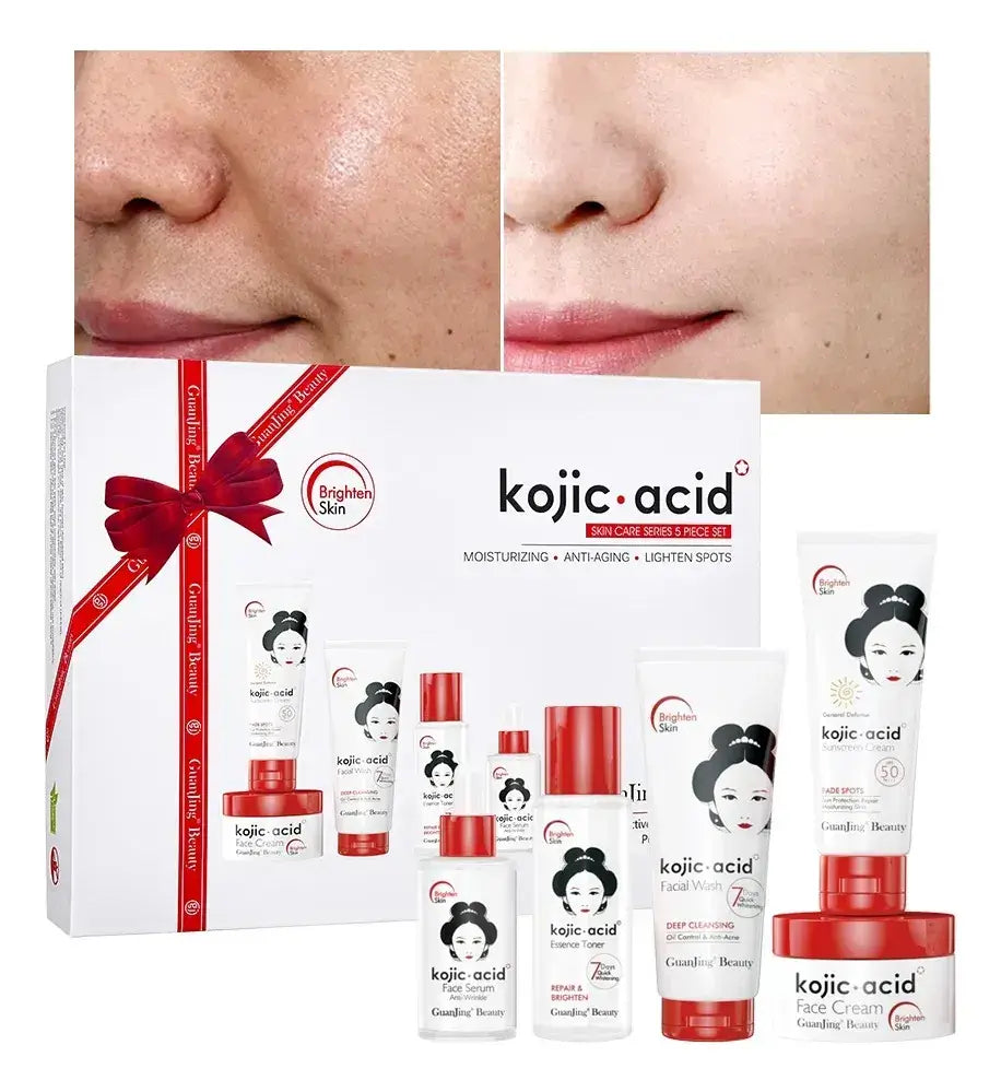 Kit Facial Kojic Acid – Reduce manchas - Logra una piel radiante en una semana